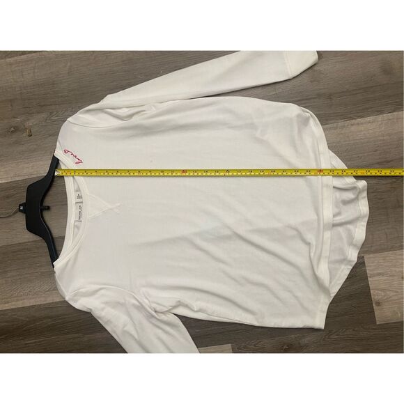 Rachel Zoe Embroidered "Love" White Pullover Sweater, Sz Medium - Picture 7 of 8